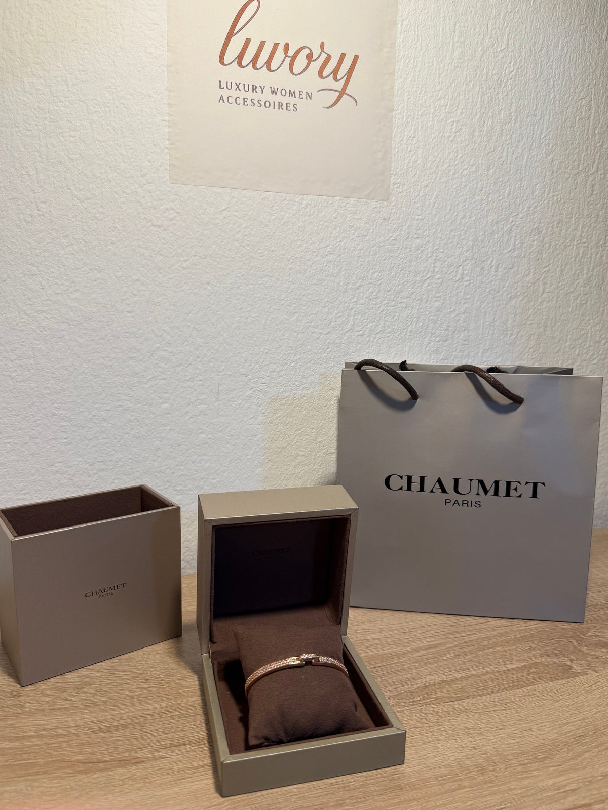 C bangle rosegoud