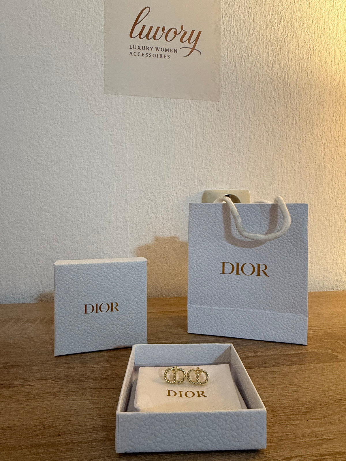 CD crystal oorbellen