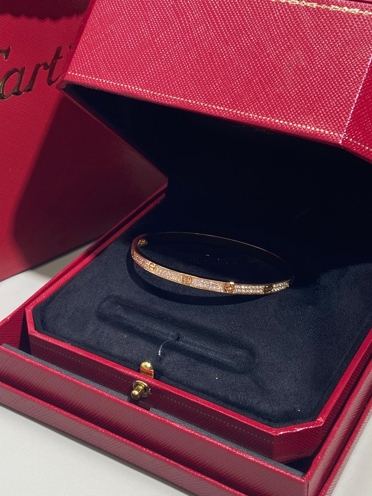Love with sparkle gold